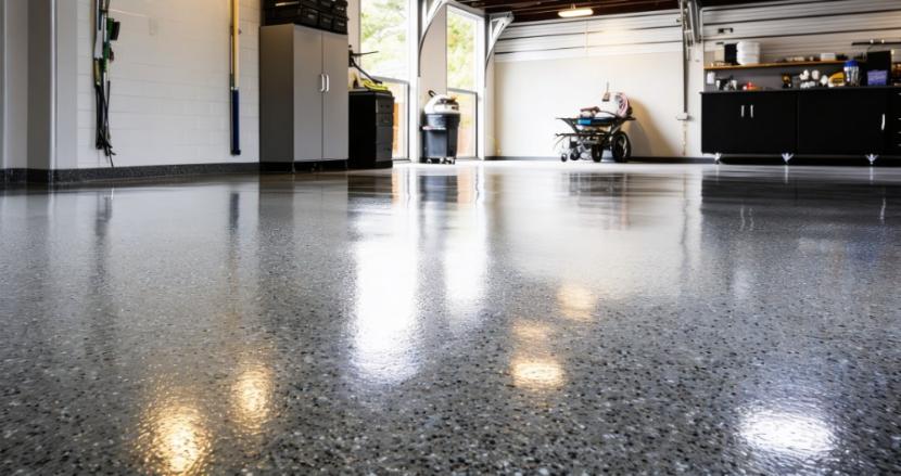 Garage Floor Epoxy Coating in Andover SP10 1